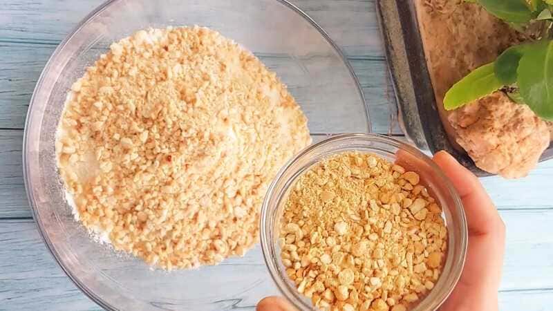 Crispy and spicy Indian snack