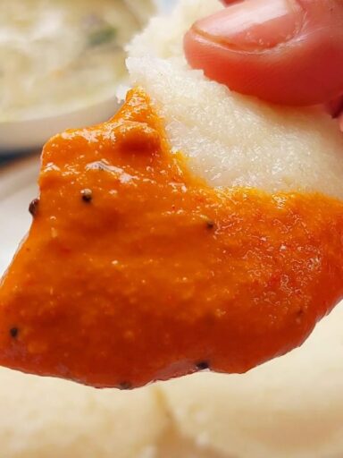 sooji idli with authentic south indian red and green chutney easy recipe