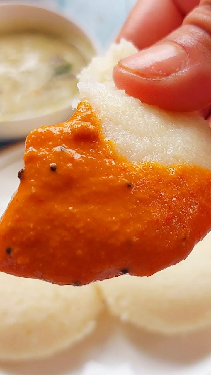 Idli With Red And Green Chutney sooji idli with authentic south indian red and green chutney easy recipe