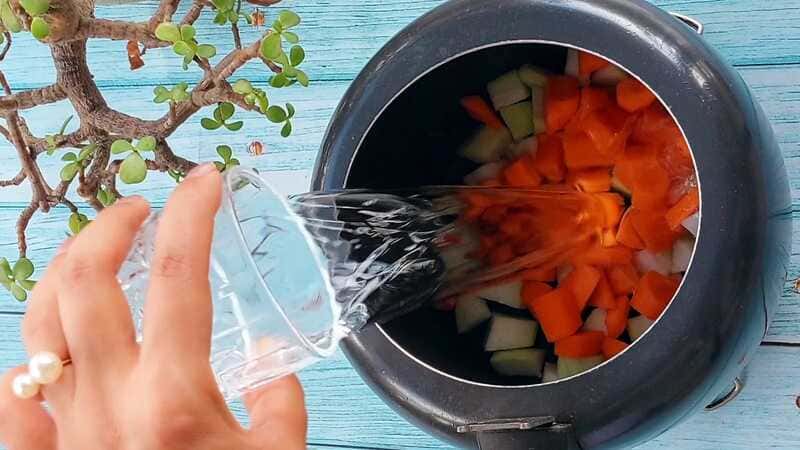 Healthy Sambar with Bottle Gourd and Carrot