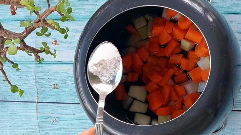 Healthy Sambar with Bottle Gourd and Carrot