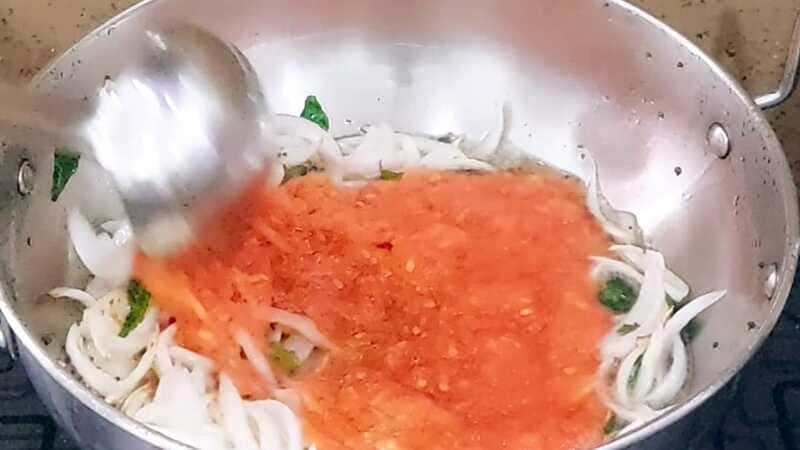 Authentic Homemade Sambar with Vegetables