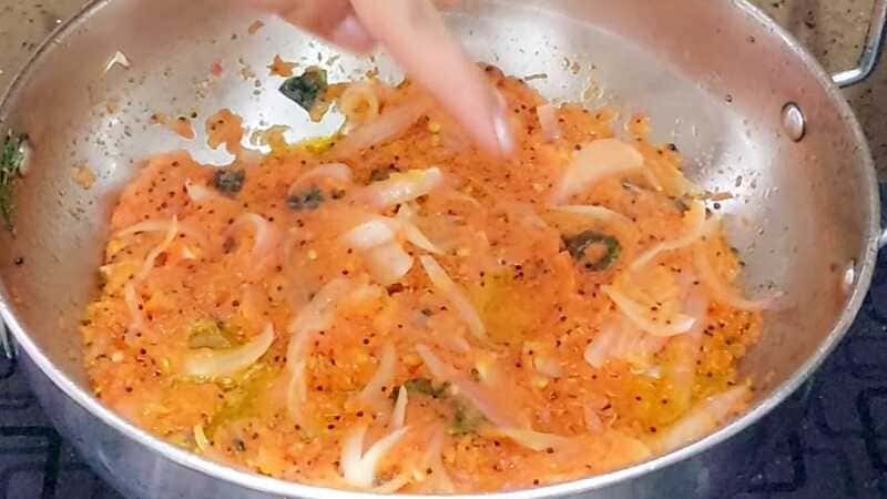 Authentic Homemade Sambar with Vegetables