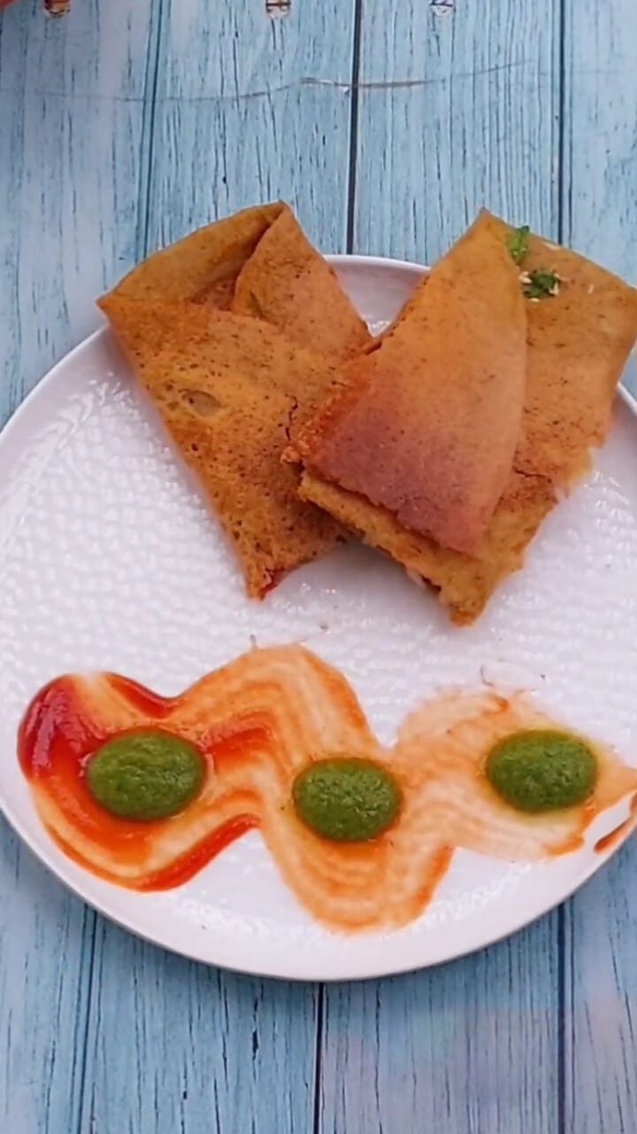 healthy breakfast moong dal chilla recipe