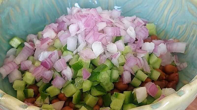 protein rich kala chana salad