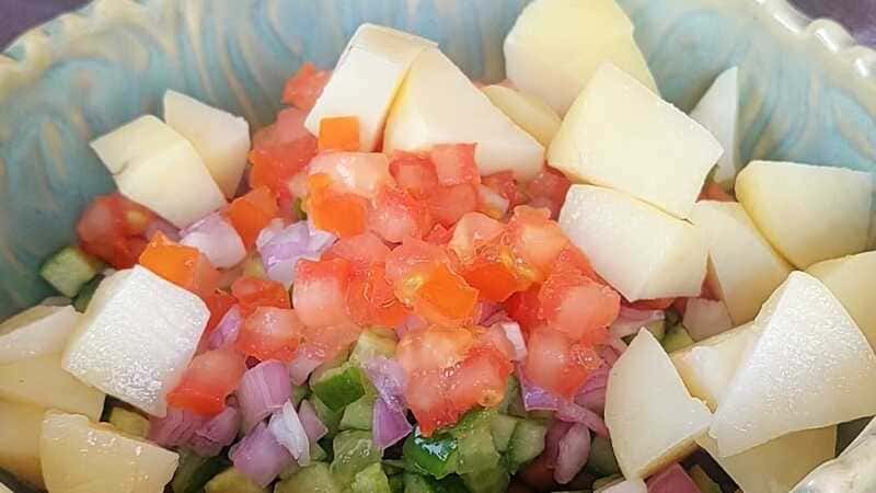 protein rich kala chana salad