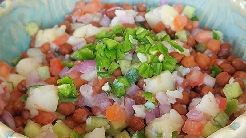 High Protein Kala Chana Salad