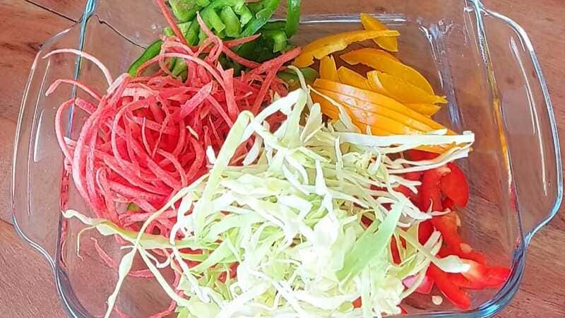 fresh vegetable salad