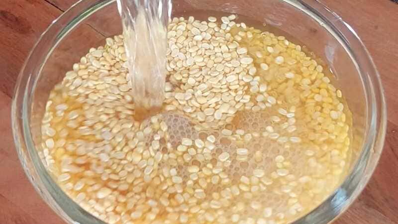 pani ke fulke with moong dal