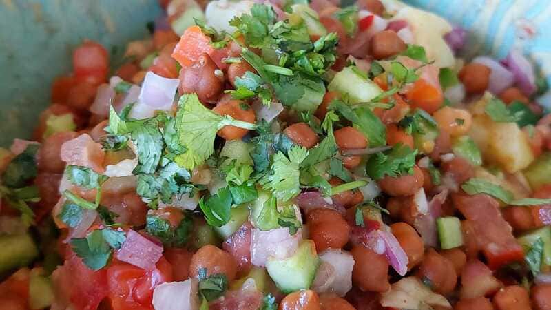 easy kala chana chaat at home
